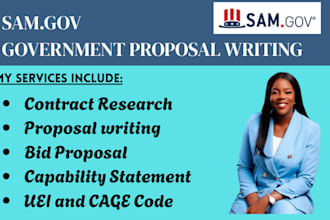write winning US government contract bids, rfp, rfq, and capability statement