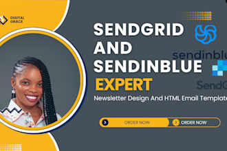 create a responsive email template for sendgrid sendpulse or sendy