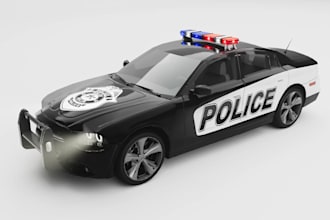 remodel police vehicle,patrol car,ems, uv unwrap,  roblox game,sports, fivem car
