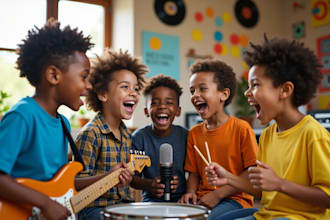 write and produce custom nursery rhymes and popular kids songs for youtube