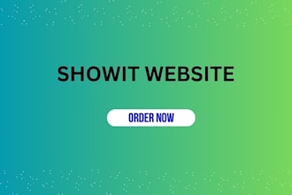 design and customize showit website or showit template with blog and SEO
