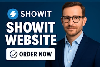 design redesign showit website or template landing page customization website
