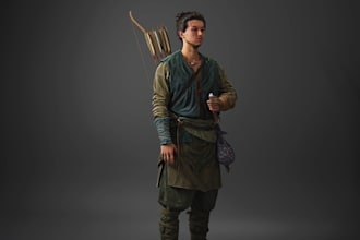 design3d life like character,maximo rig,clean topology,rig ue5,game model,assets