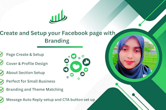 professionally create and set up your facebook  business page