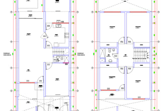 draw 2d architectural and engineering plans in autocad
