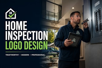 design a professional home inspection business logo