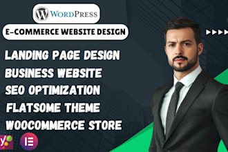 redesign woocommerce clone business website responsive landing page flatsome