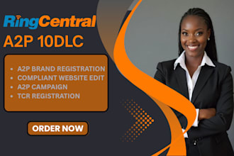 do ringcentral business tcr registration sms compliance, a2p 10dlc