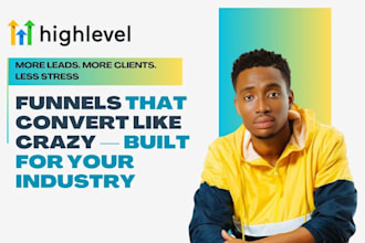 build gohighlevel funnels for business loans spas real estate coach cleaning biz