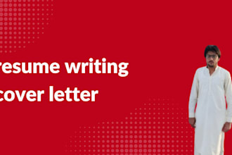 write your CV, resume, cover letter and optimize linkedin