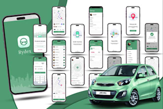 develop uber, indrive clone carpooling rideshare app with parcel delivery system