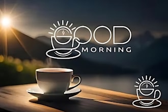 do unique minimalist cafe and coffee shop logo any graphics design