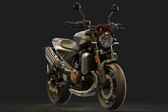 craft 3d motorcycle,stl sportbike,pbr texture,dnd motorcycle sculpture kawasaki