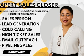 sales closer salesperson telemarketing virtual assistance b2b lead generation
