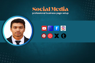professionally set up your social media business pages