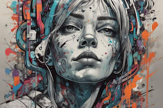 design custom graffiti text, tags, street art