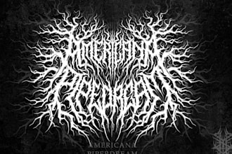 do a metal,hardcore,heavy metal, black metal band logo