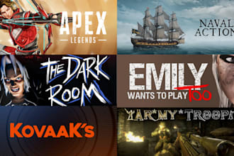 design game capsule steam banner header image store art and illustration