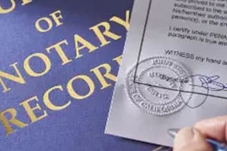 legally notarize document remotely, translation and fill usps form 1583