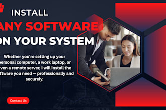 install any software you need on your PC, laptop, or server