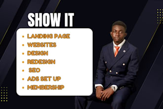 design, redesign or customize showit website