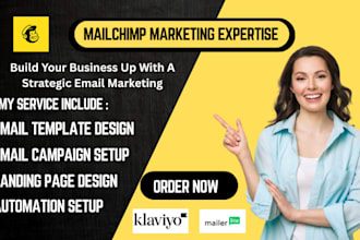 do mailchimp email marketing template design campaign automation newsletter