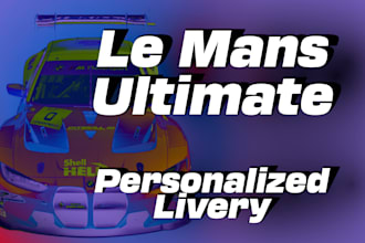 design le mans ultimate custom livery