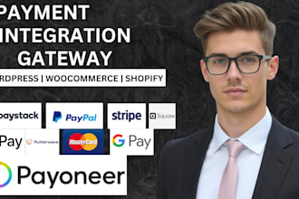 integrate any payment gateway paypal via apis shopify stripe