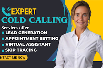 do cold calling, telemarketing, appointment setting, lead generation