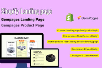 do shopify store design by gempages