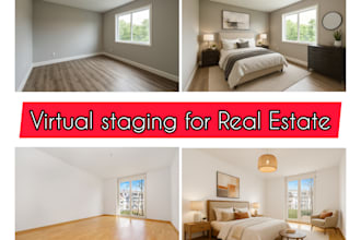 do virtual staging for real estate photos