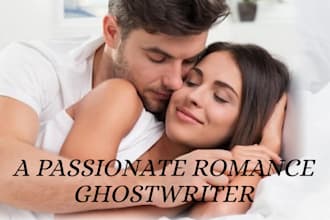 be your professional romance ghostwriter