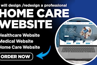 medical healthcare website home care website