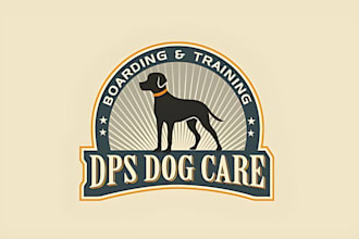 do modern minimalist dog, cat, pet and animal logo design