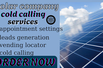 do solar cold calling solar appointments solar leads telemarketing solar company
