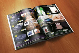 design amazing product catalogue,flyer, brochure in 6 hours