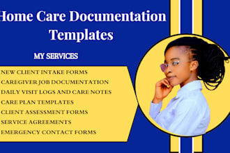 client intake forms, caregiver documentation, care plans, service agreements