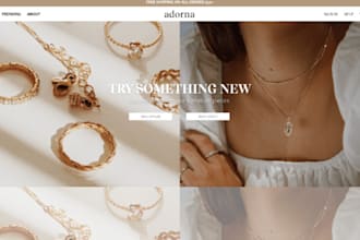 jewelry website jewelry shopify store jewelry store fashion website dropshipping