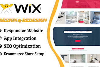 wix website design and redesign wix online store multilingual wix site setup seo