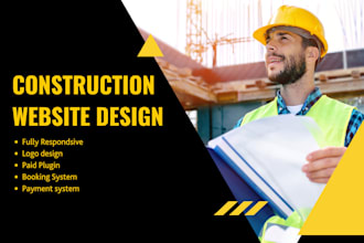 design a construction website for you