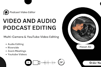 do podcast editing and shorts