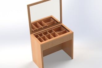 provide solidworks cad for cabinets and woodworking
