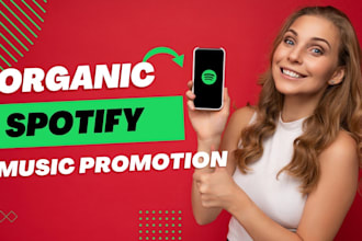 do organic music promotion to build spotify promotion for songs and album