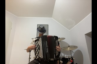 record an accordion jazz cover or solo for your song