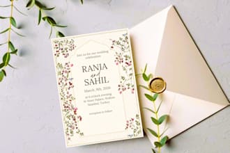 design custom wedding invitation cards