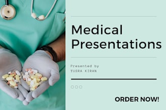 creat medical presentations in gynae,peads,medicine,surgery