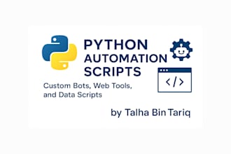 build a python web scraping script for your data needs