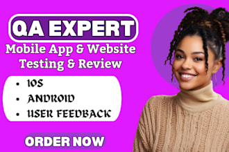 provide detailed user testing and feedback for your app, website, or game