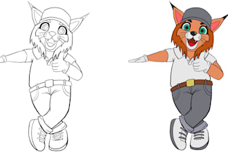 design mascot design illustration  logo cartoon character chibi kawaii anime