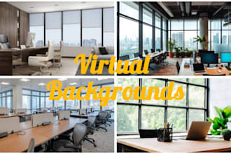 create unique zoom virtual backgrounds with logo